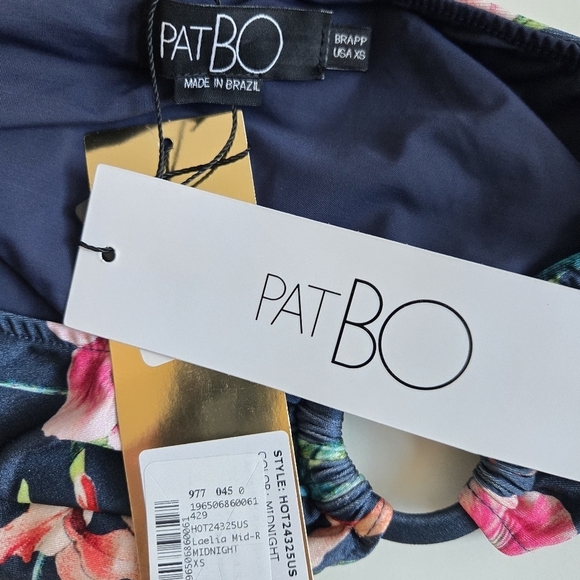 New PatBO Laelia Mid-Rise Midnight Swim Bikini Bottom NWT XS - Picture 14 of 15